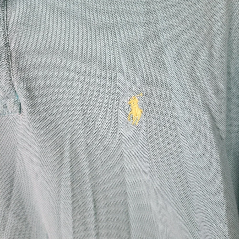 Polo Ralph Lauren Shirt Mens XXL Blue Polo Classic‎ Fit Cotton Short Sleeve